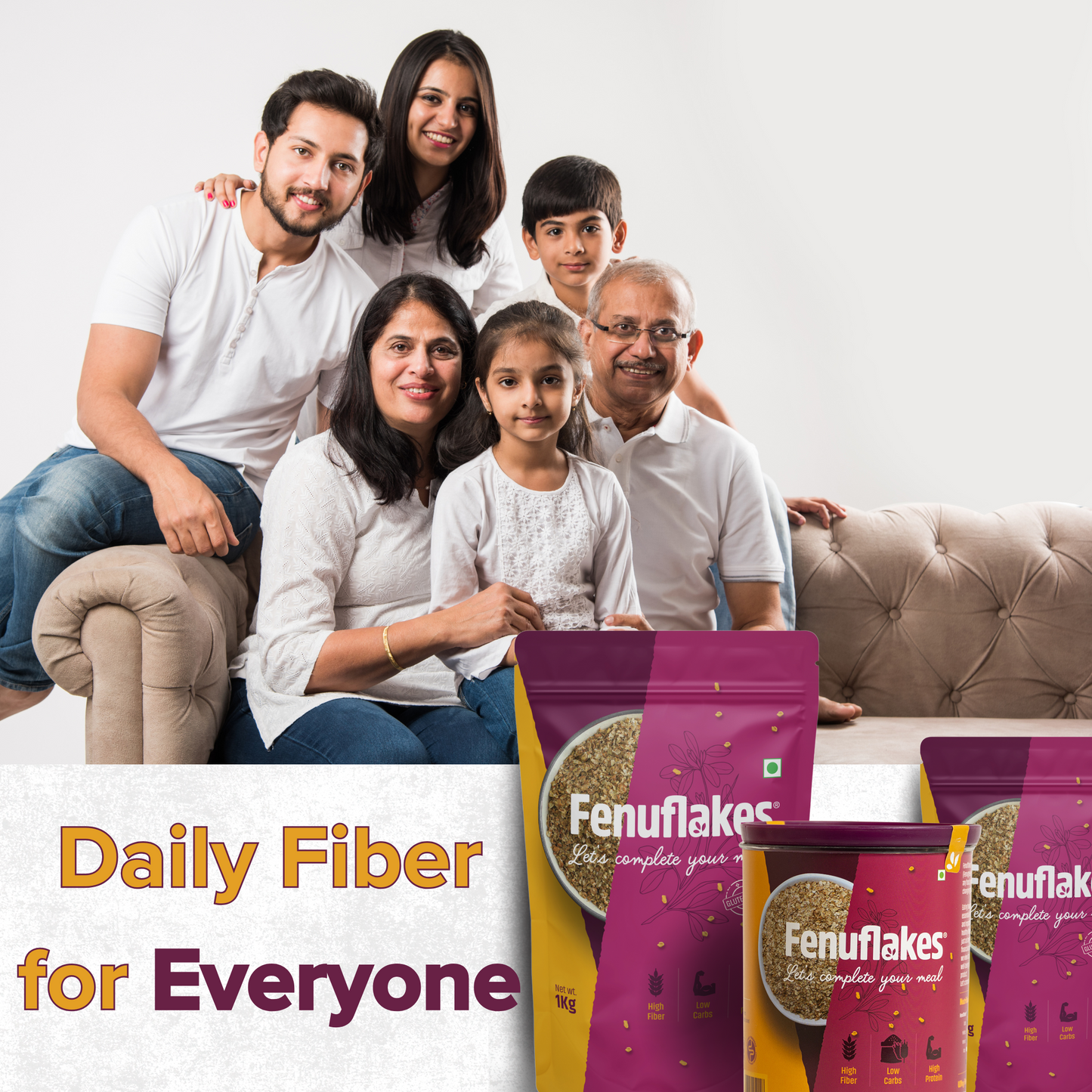 Fenuflakes - Protein and Fiber rich food (300g)